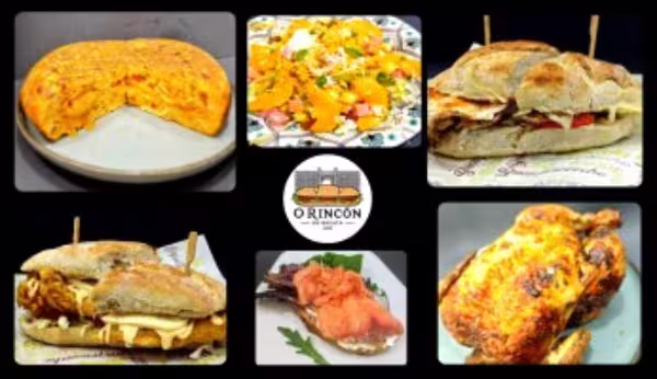 mosaico con los mejores platos del local